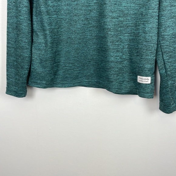 Nomad sweatshirt men Medium long sleeve 1/4 button pullover front pocket shirt - Picture 2 of 8